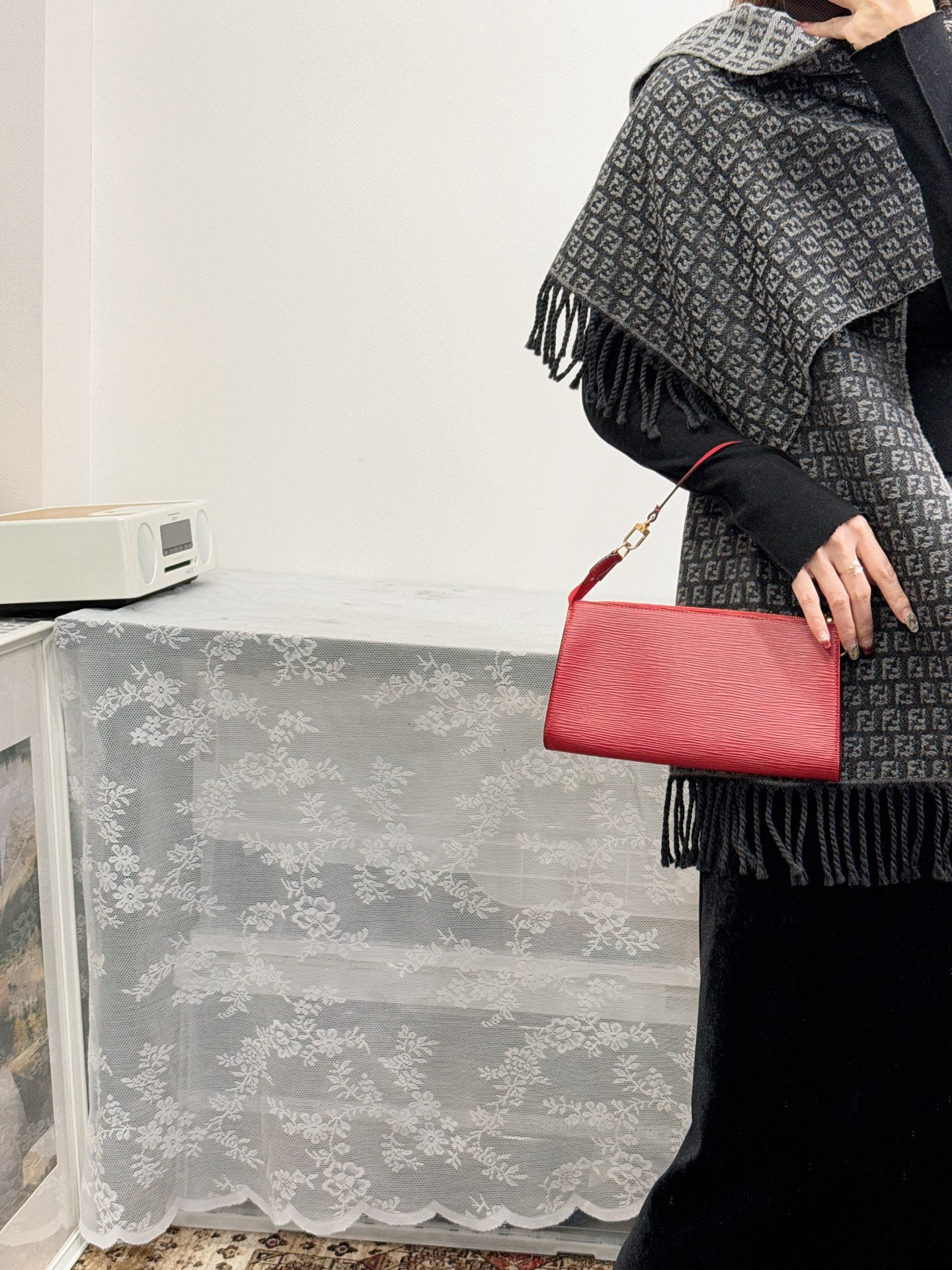 LOUIS VUITTON Epi Shoulder Bag