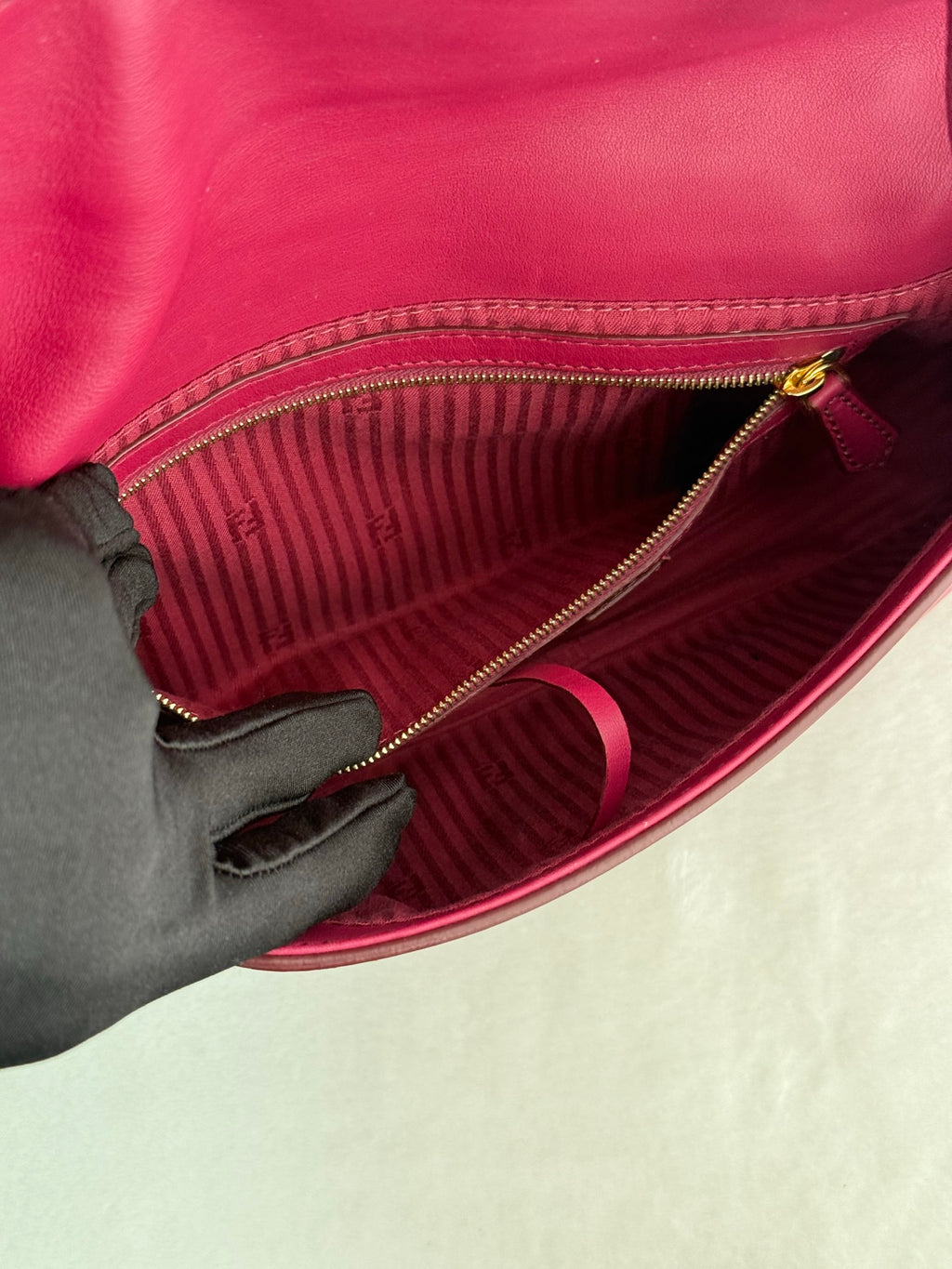 FENDI Micro Baguette Rosa