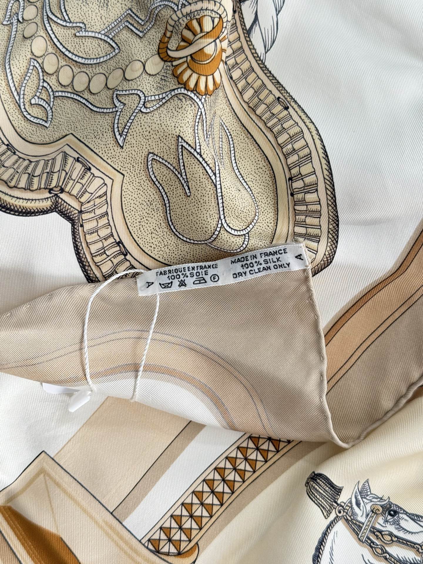 HERMES Silk Scarf  90cm