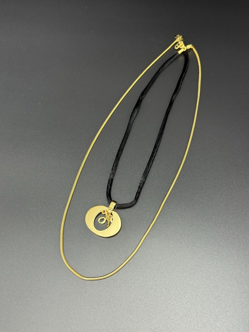 CHRISTIAN DIOR Double-Layer Necklace