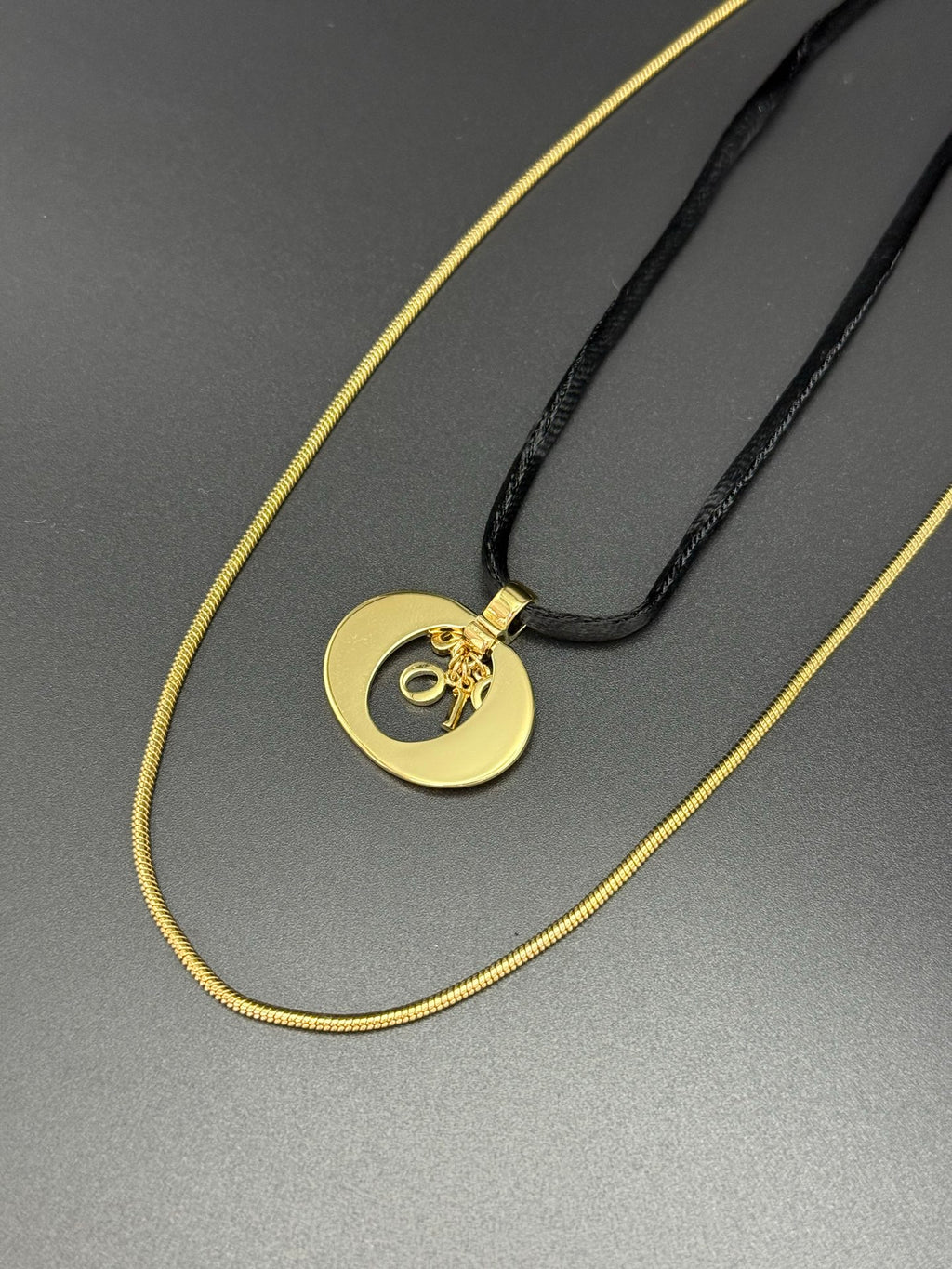 CHRISTIAN DIOR Double-Layer Necklace