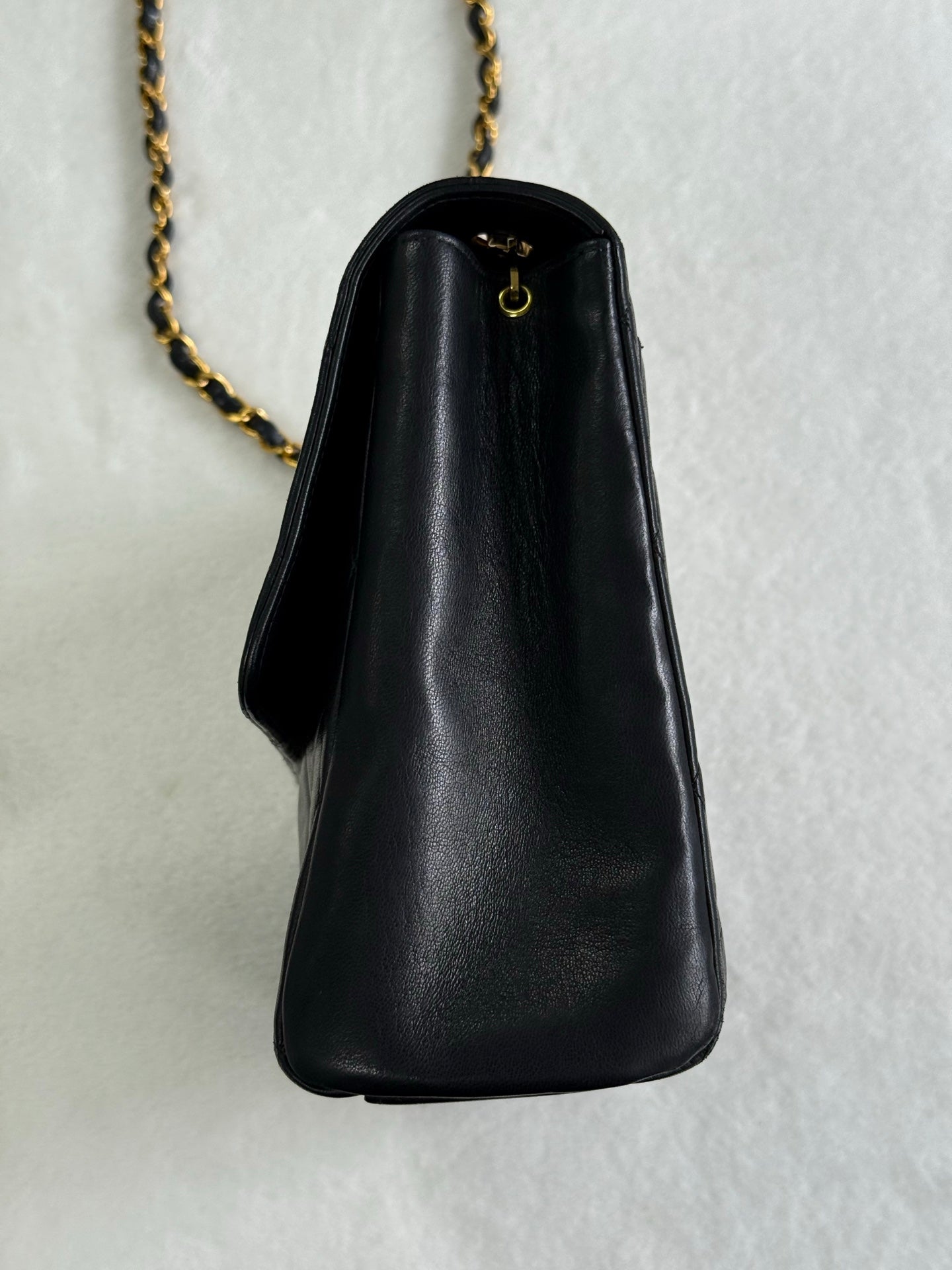 CHANEL Lambskin Straight Flap Bag 1997