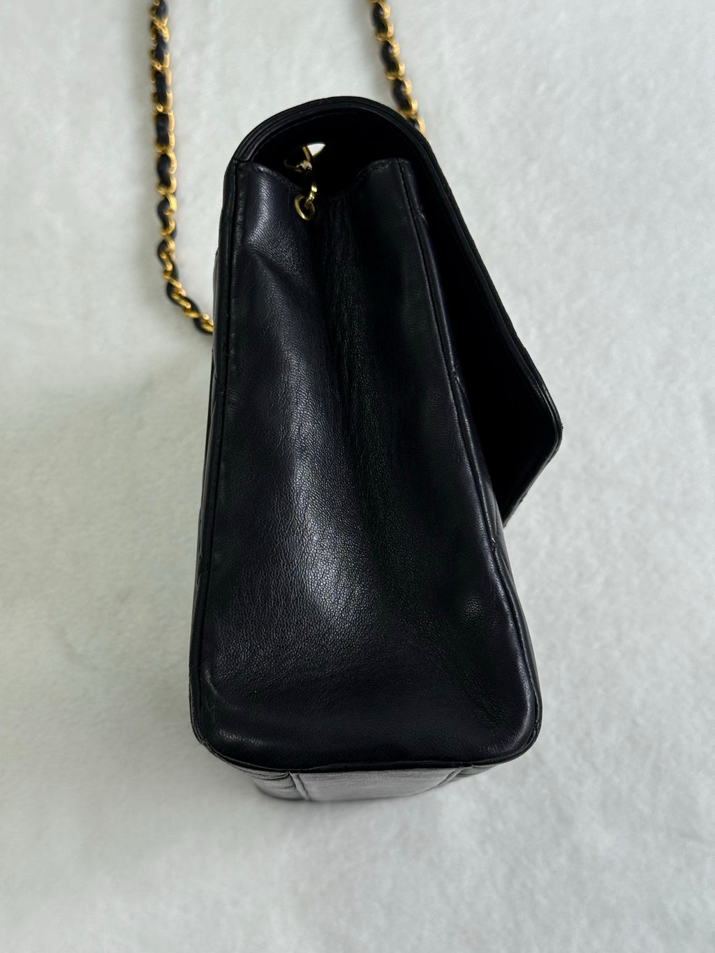 CHANEL Lambskin Straight Flap Bag 1997