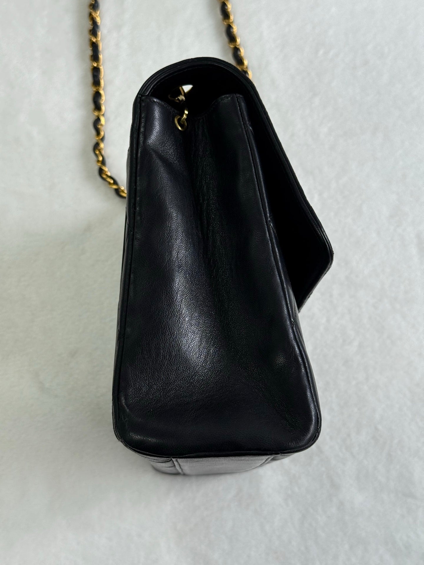 CHANEL Lambskin Straight Flap Bag 1997