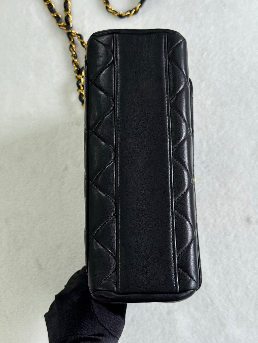 CHANEL Lambskin Straight Flap Bag 1997