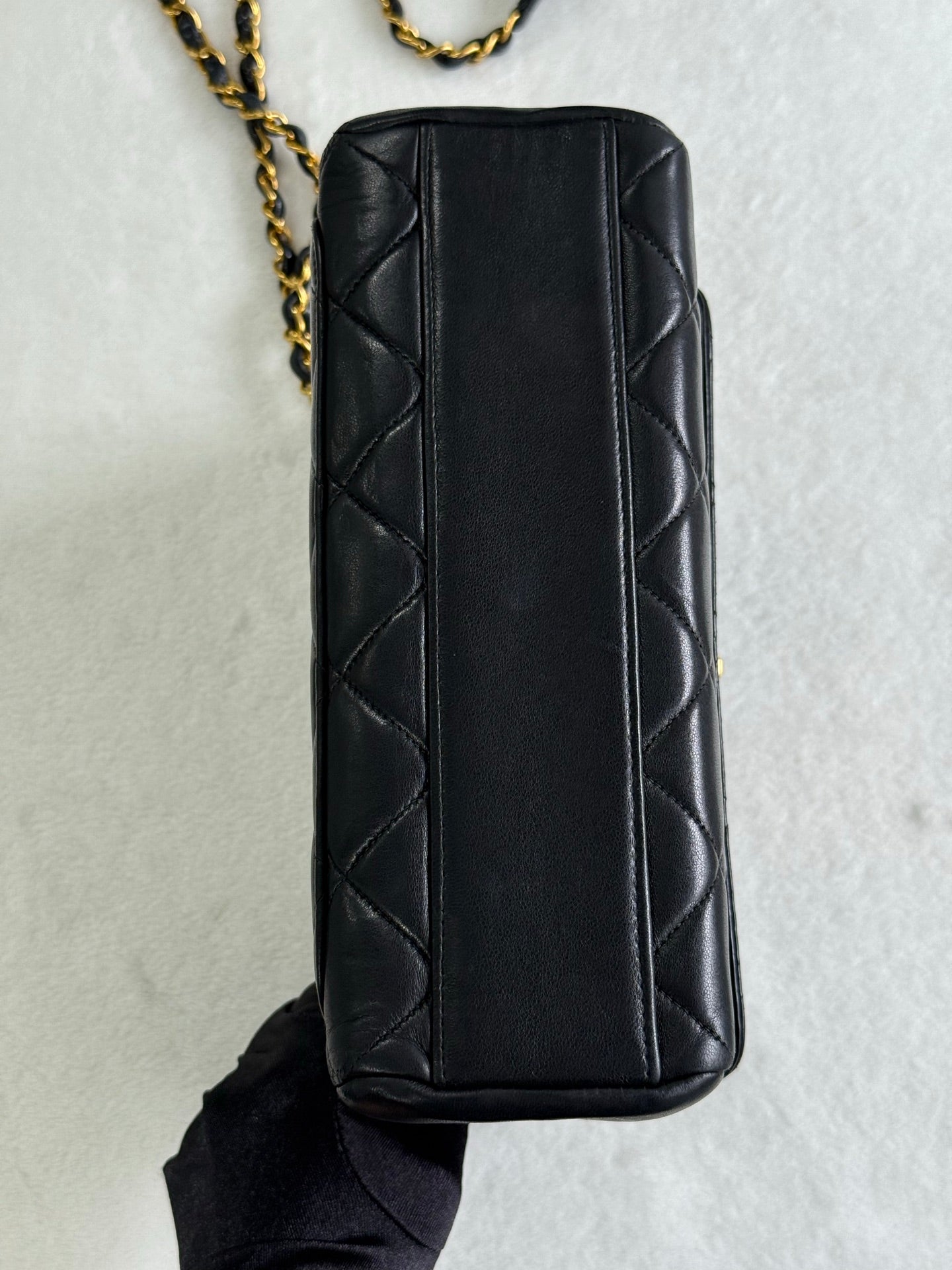 CHANEL Lambskin Straight Flap Bag 1997