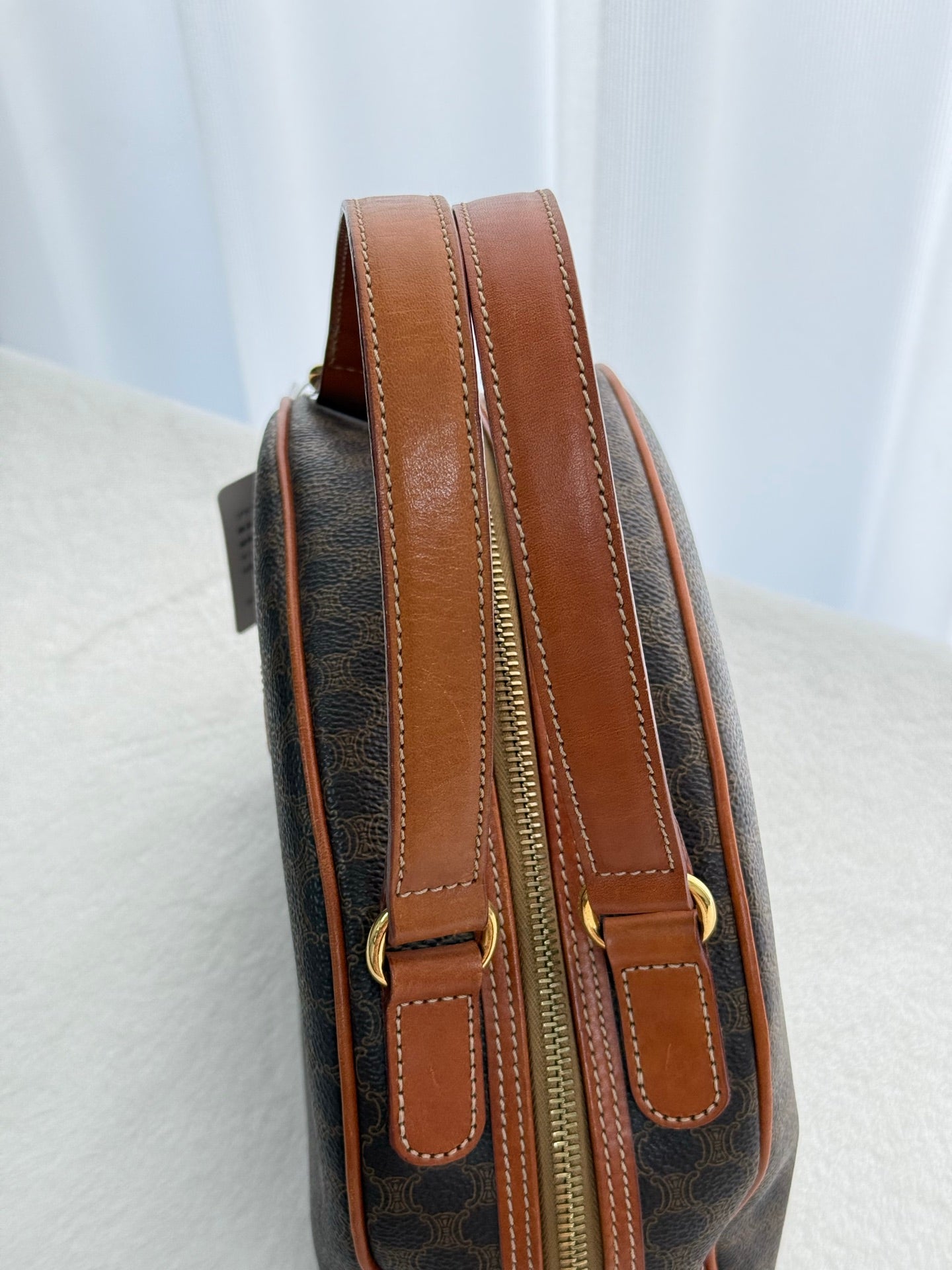 CELINE Macadam Halfmoon Shoulder bag