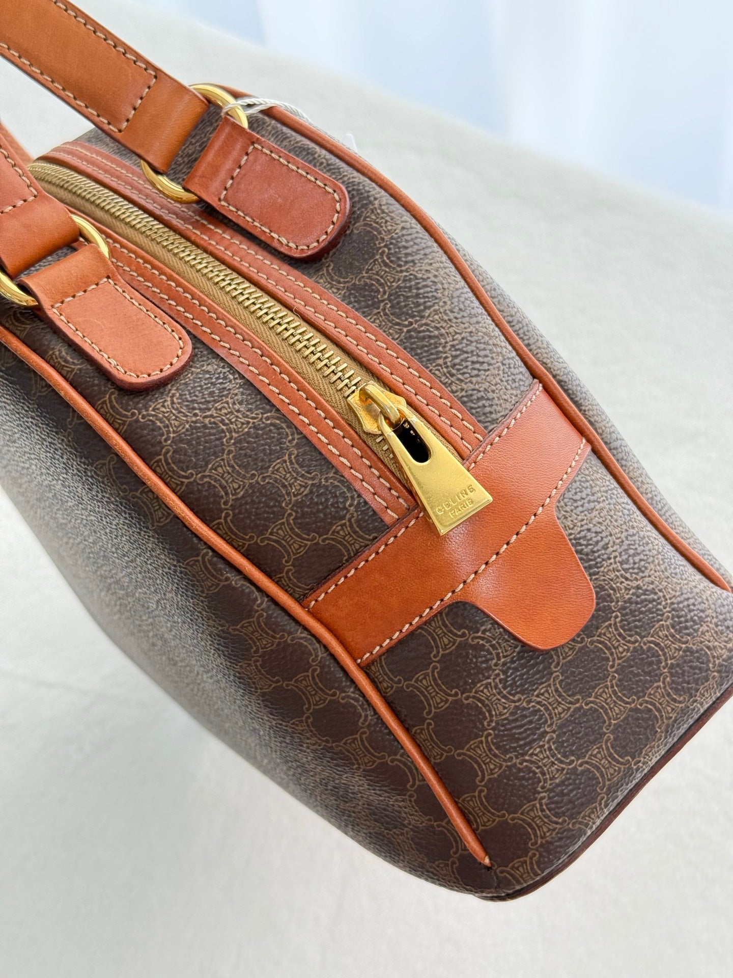 CELINE Macadam Halfmoon Shoulder bag