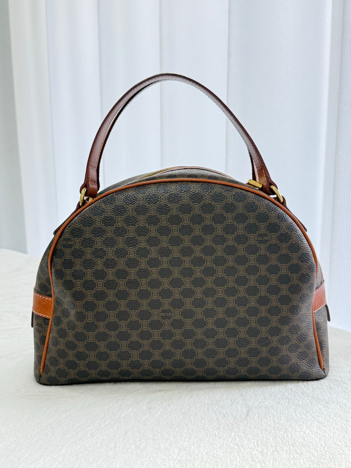 CELINE Macadam Halfmoon Shoulder bag