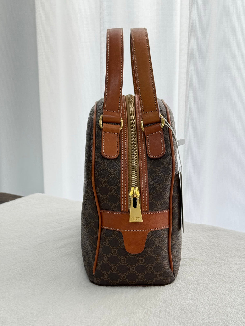 CELINE Macadam Halfmoon Shoulder bag