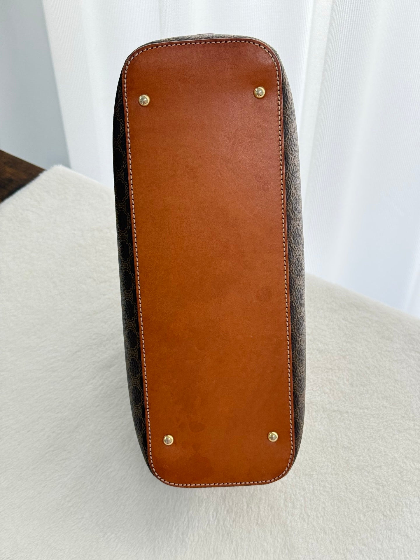 CELINE Macadam Halfmoon Shoulder bag
