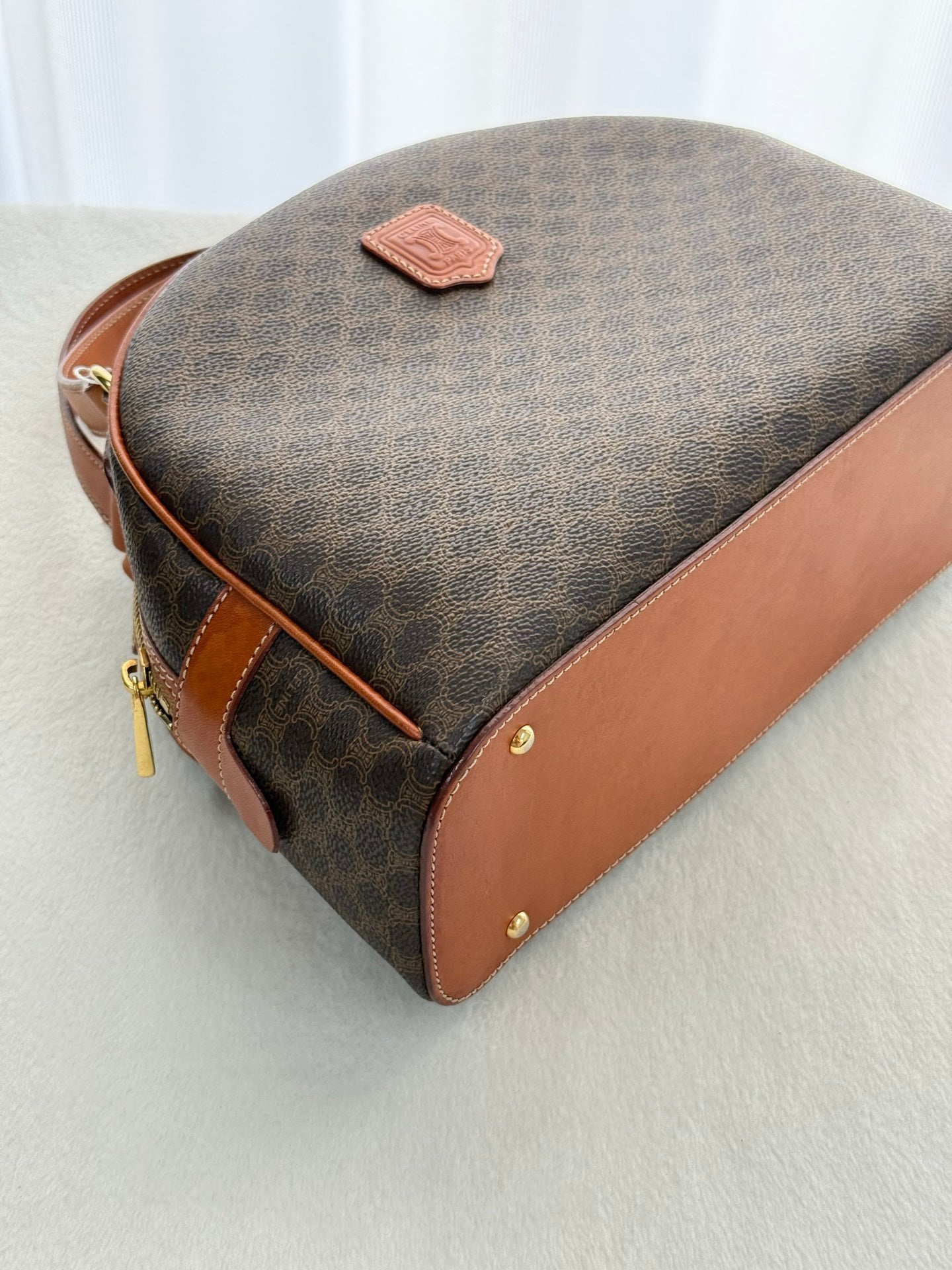 CELINE Macadam Halfmoon Shoulder bag