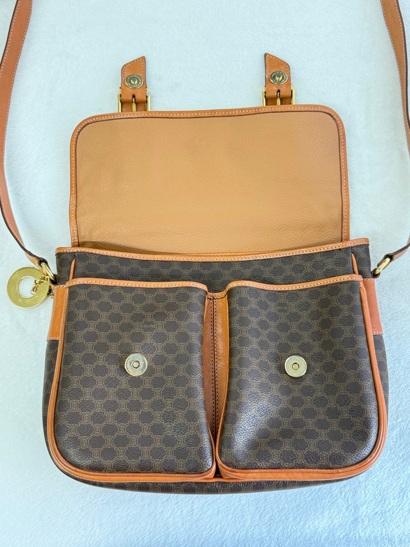 CELINE Macrame Satchel bag