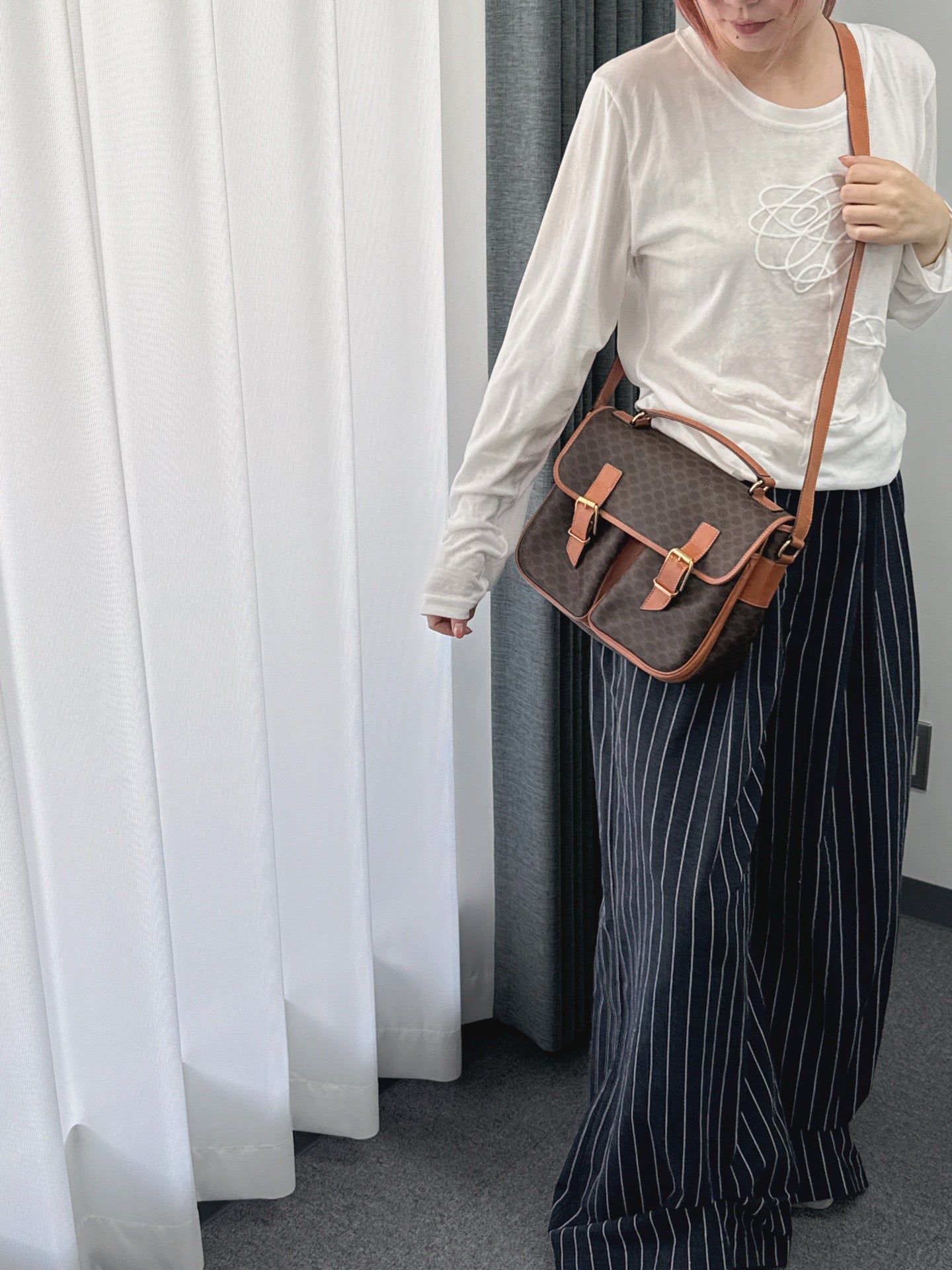 CELINE Macrame Satchel bag