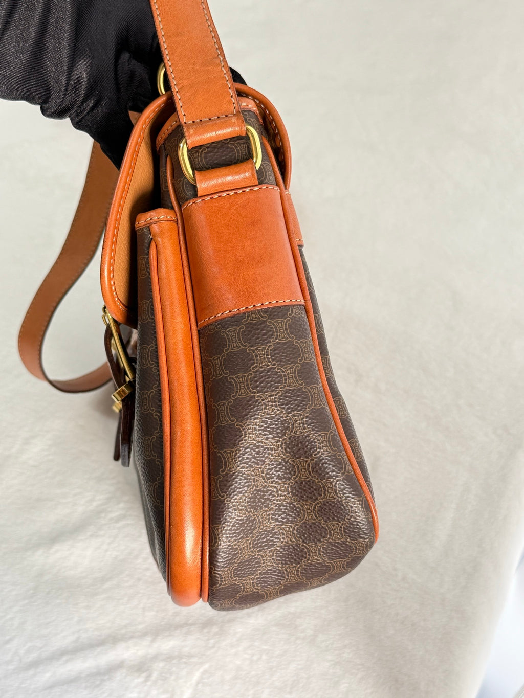 CELINE Macrame Satchel bag