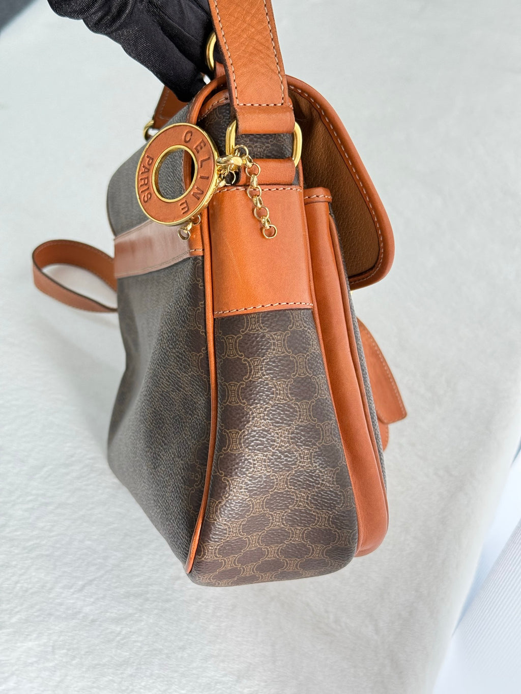 CELINE Macrame Satchel bag