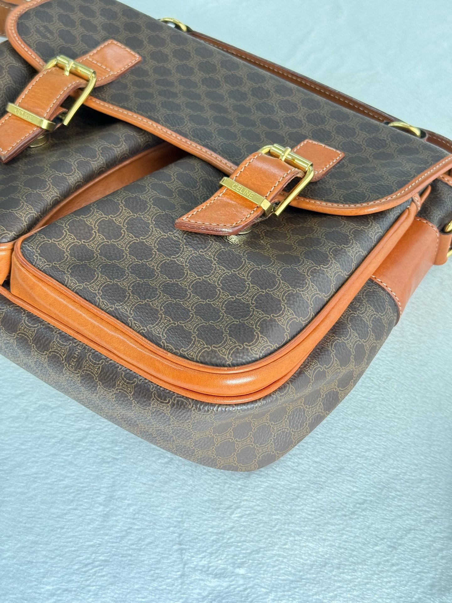 CELINE Macrame Satchel bag