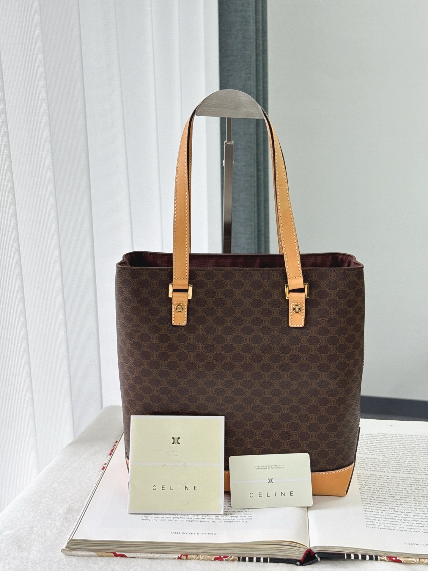 CELINE Macadam Vivian Tote Bag