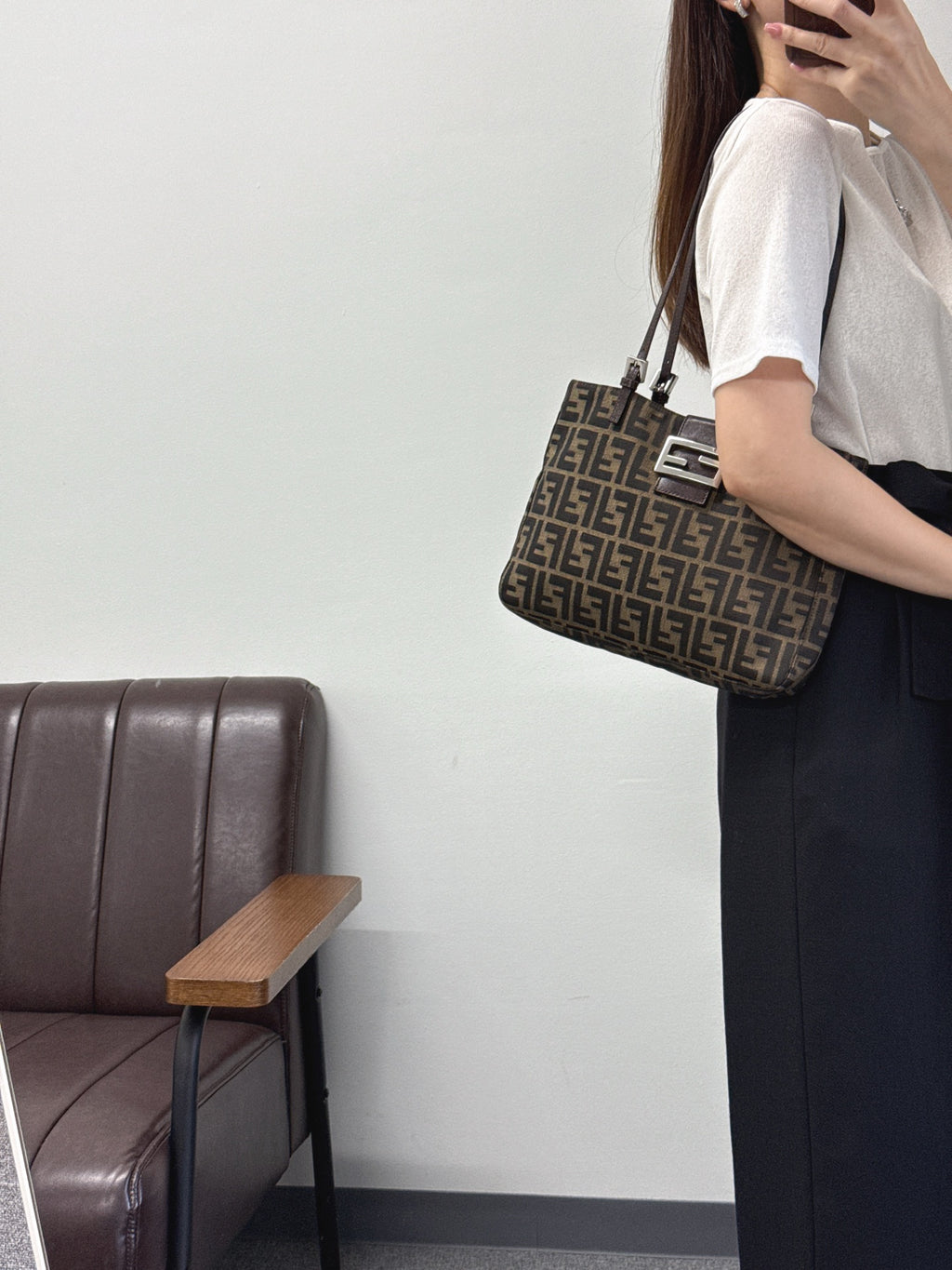 FENDI Zucca Shoulder Bag