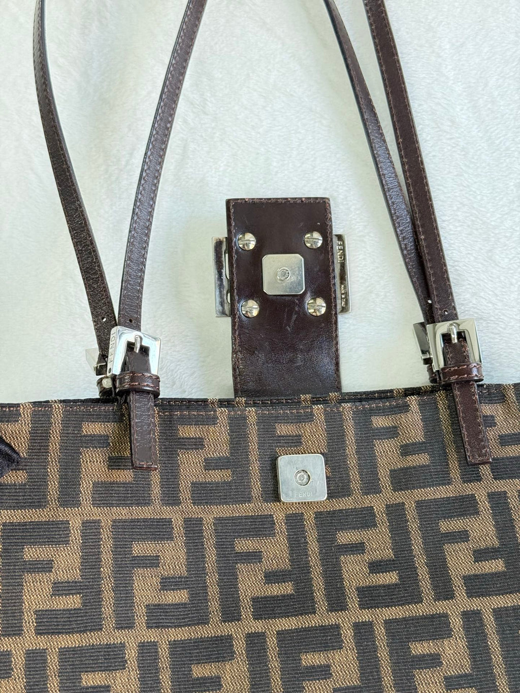 FENDI Zucca Shoulder Bag
