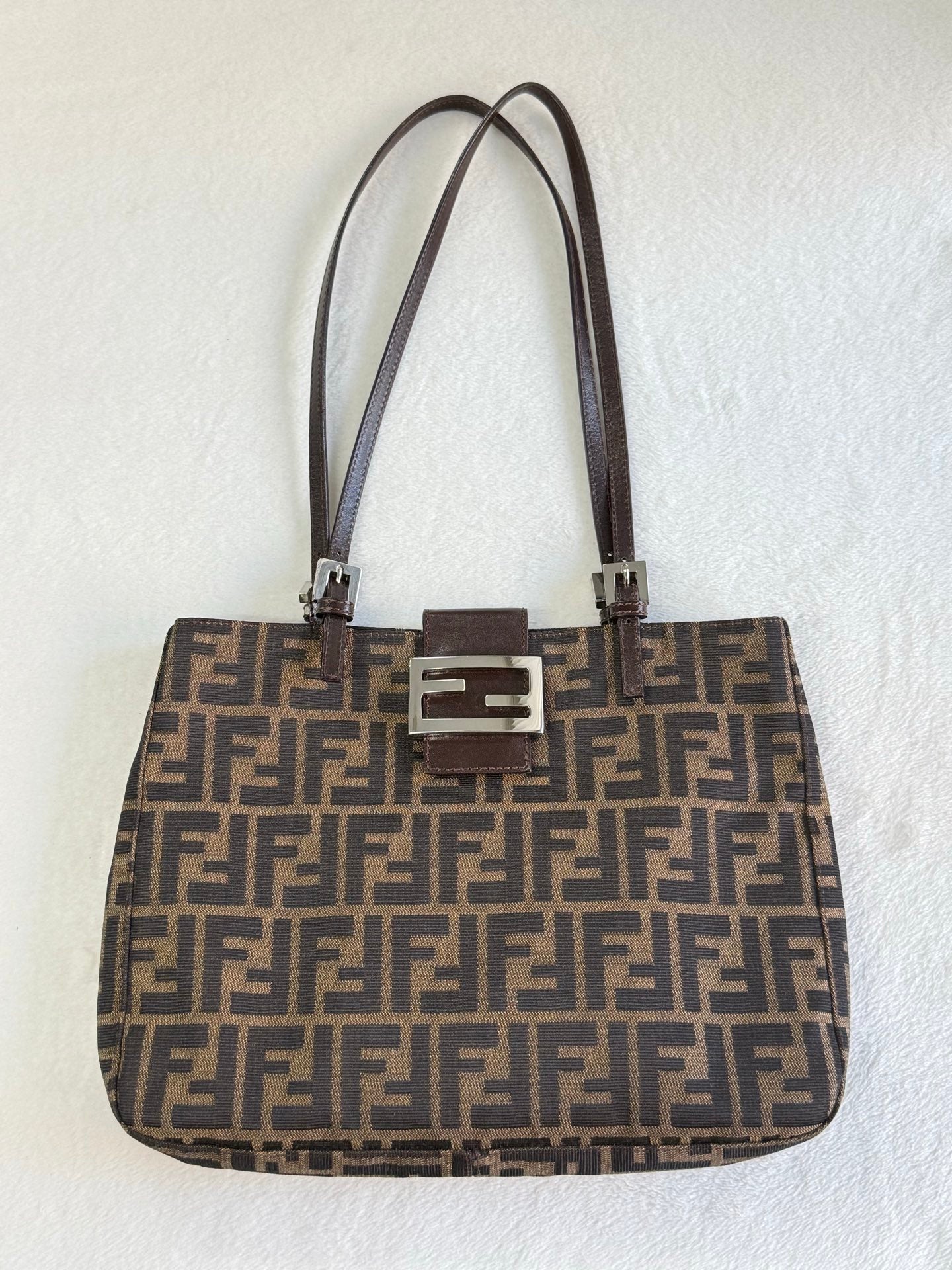FENDI Zucca Shoulder Bag