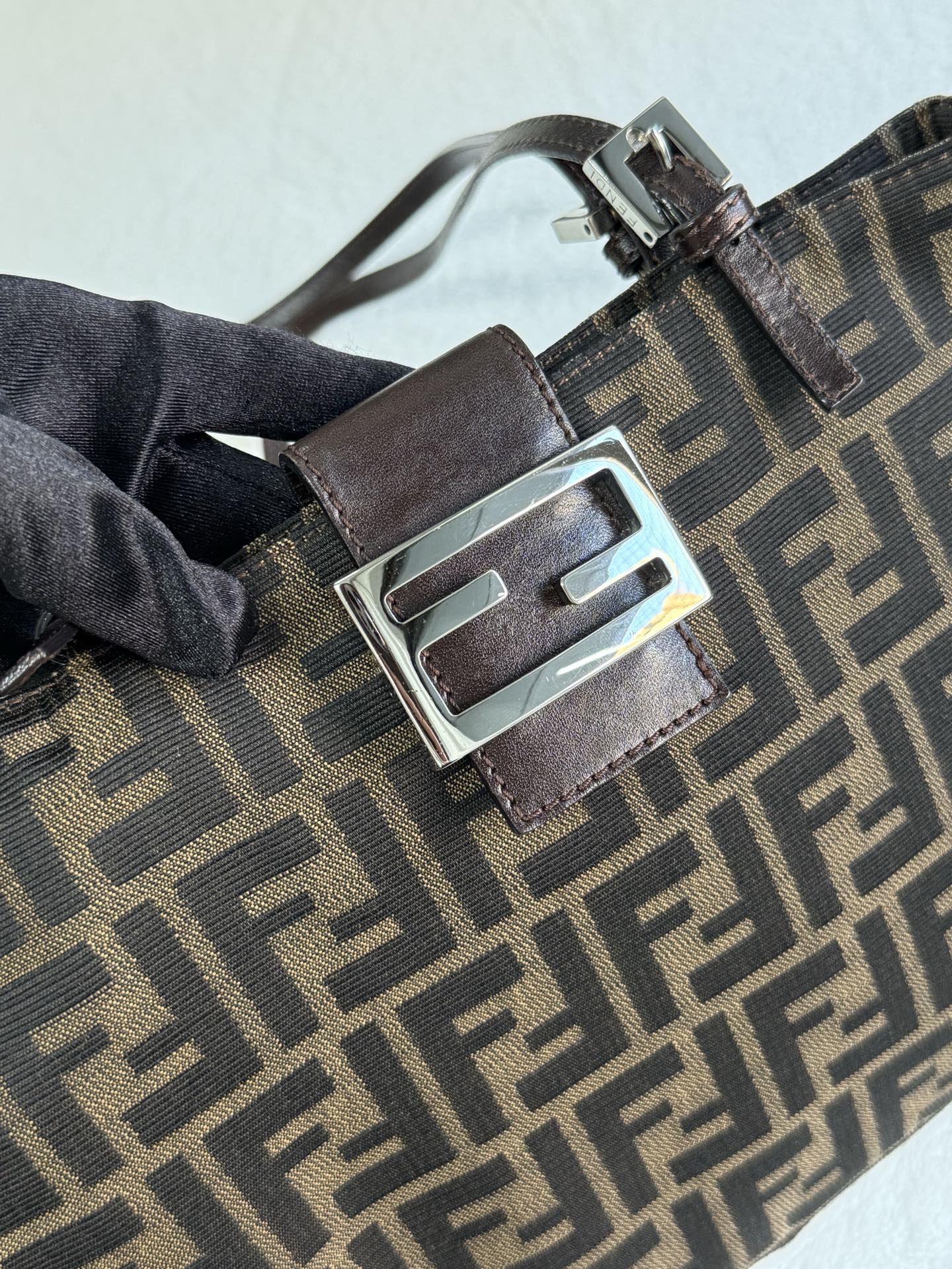 FENDI Zucca Shoulder Bag
