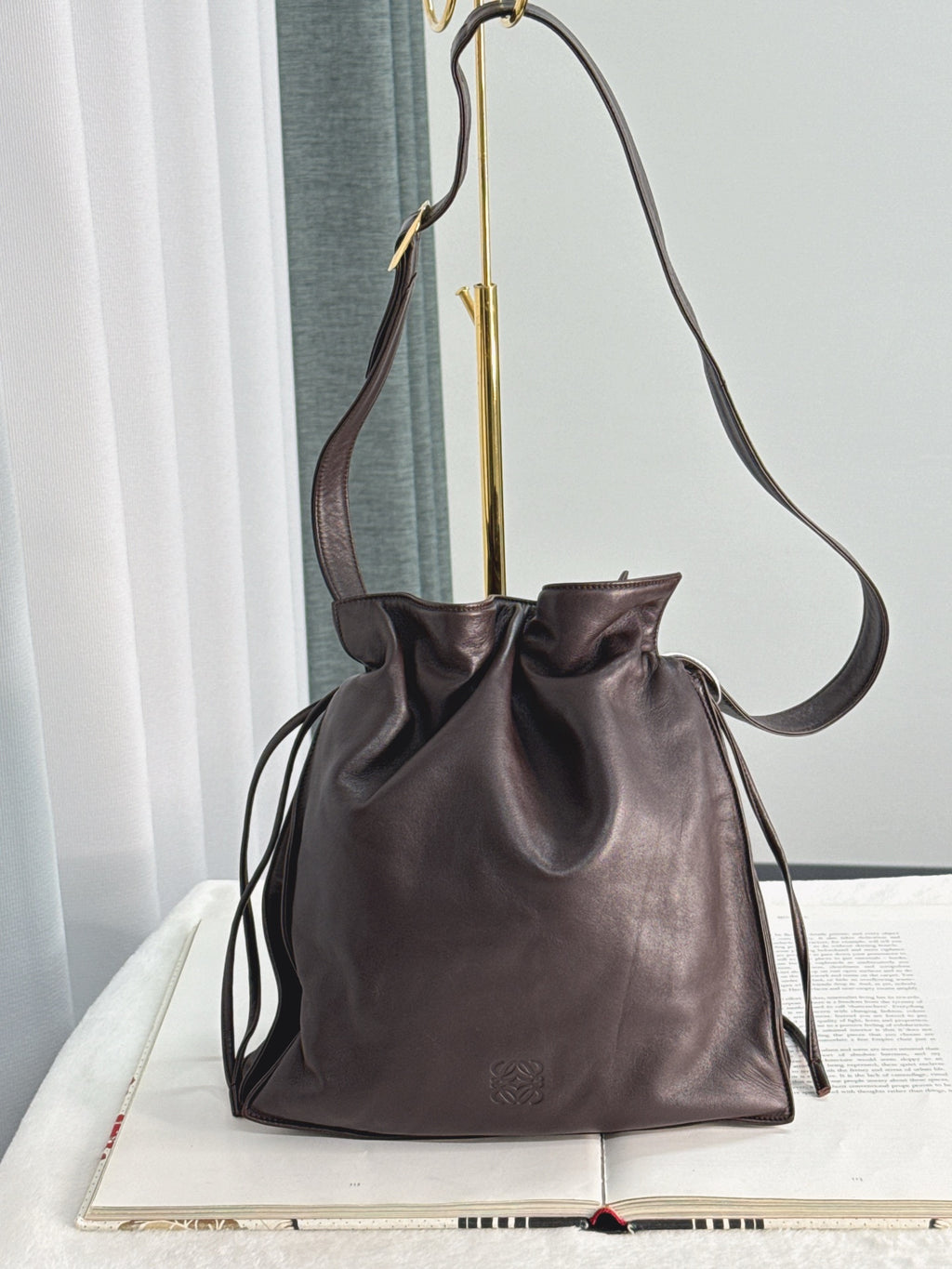 LOEWE Flamenco Lambskin Shoulder Bag