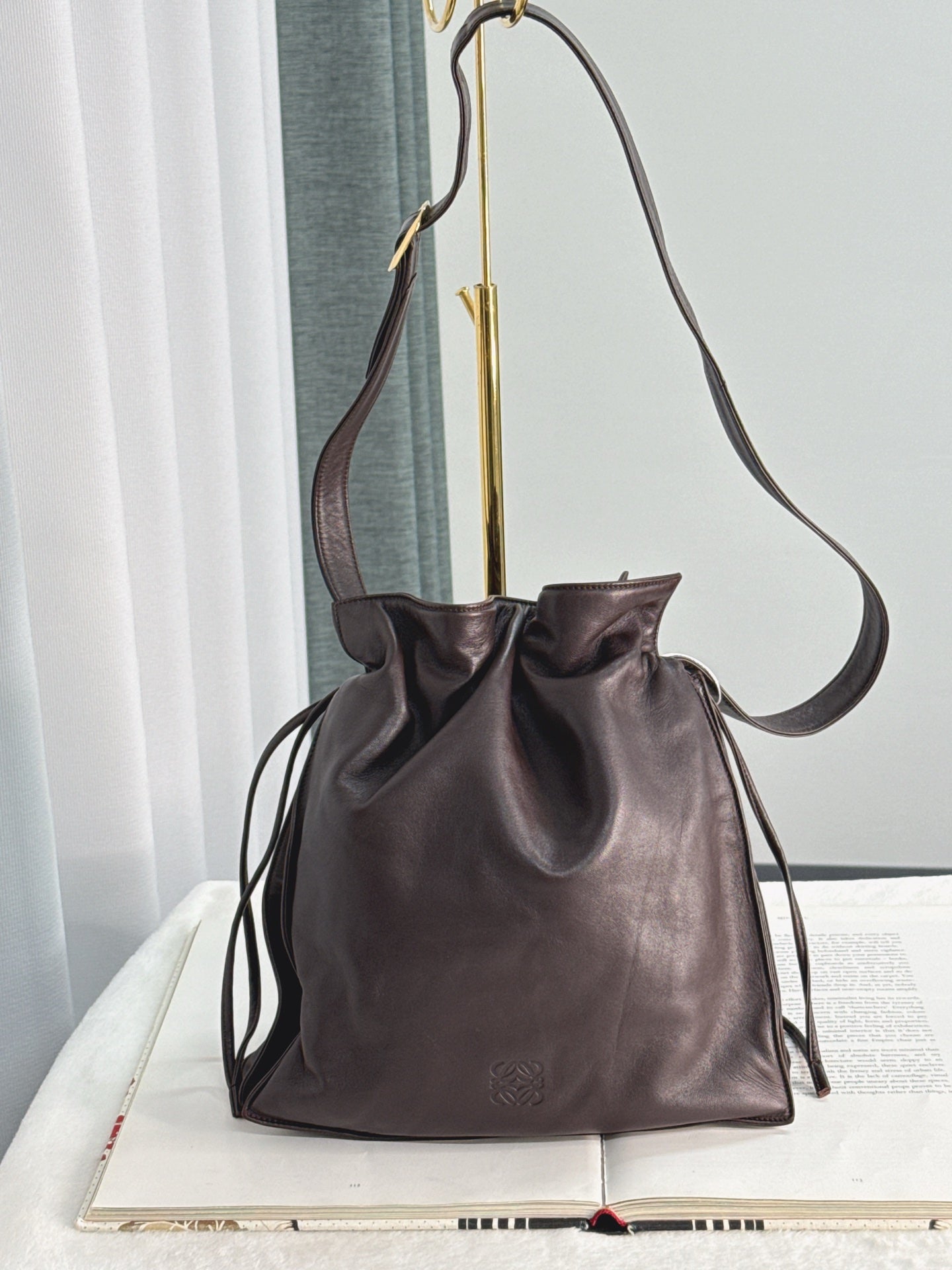 LOEWE Flamenco Lambskin Shoulder Bag