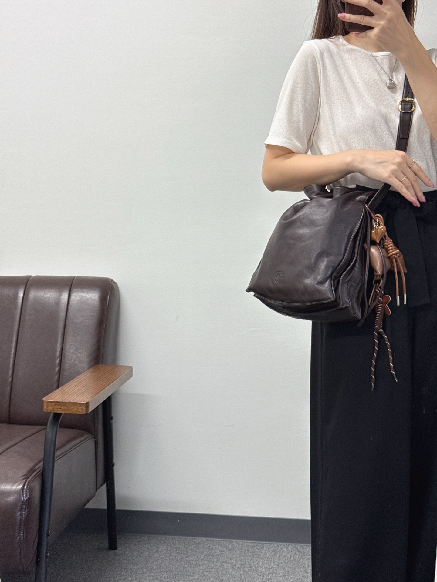 LOEWE Flamenco Lambskin Shoulder Bag