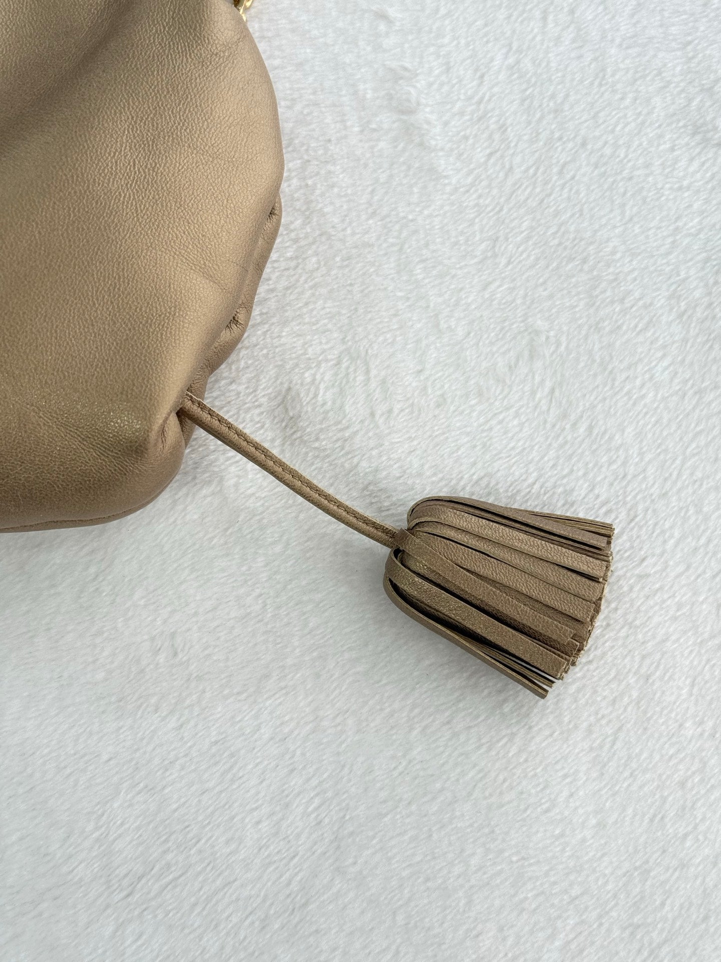 LOEWE Olive-gold  Cloud Kisslock Bag