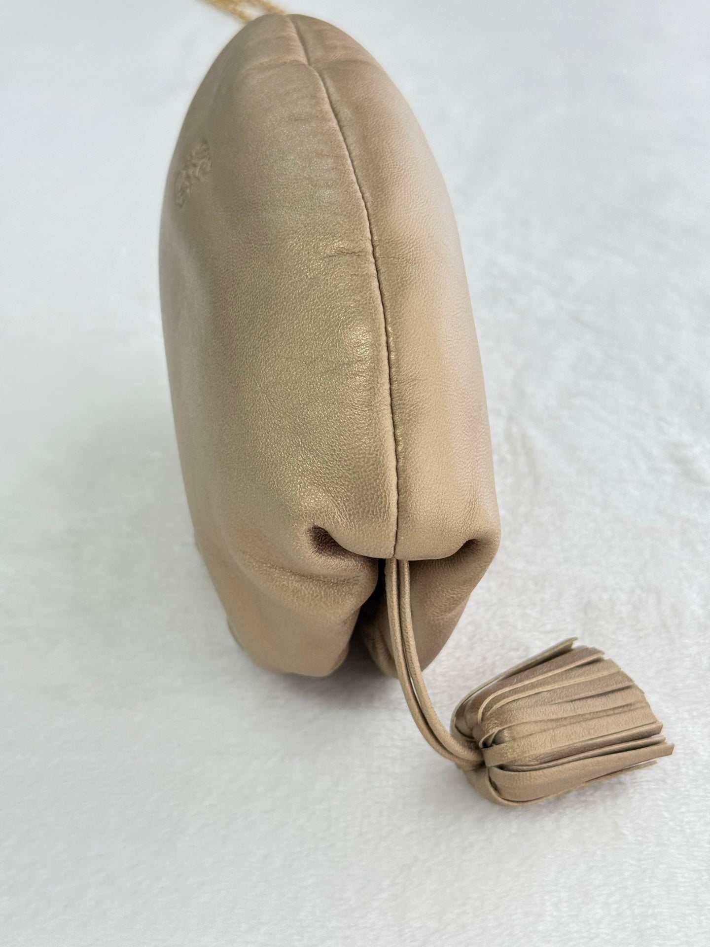 LOEWE Olive-gold  Cloud Kisslock Bag