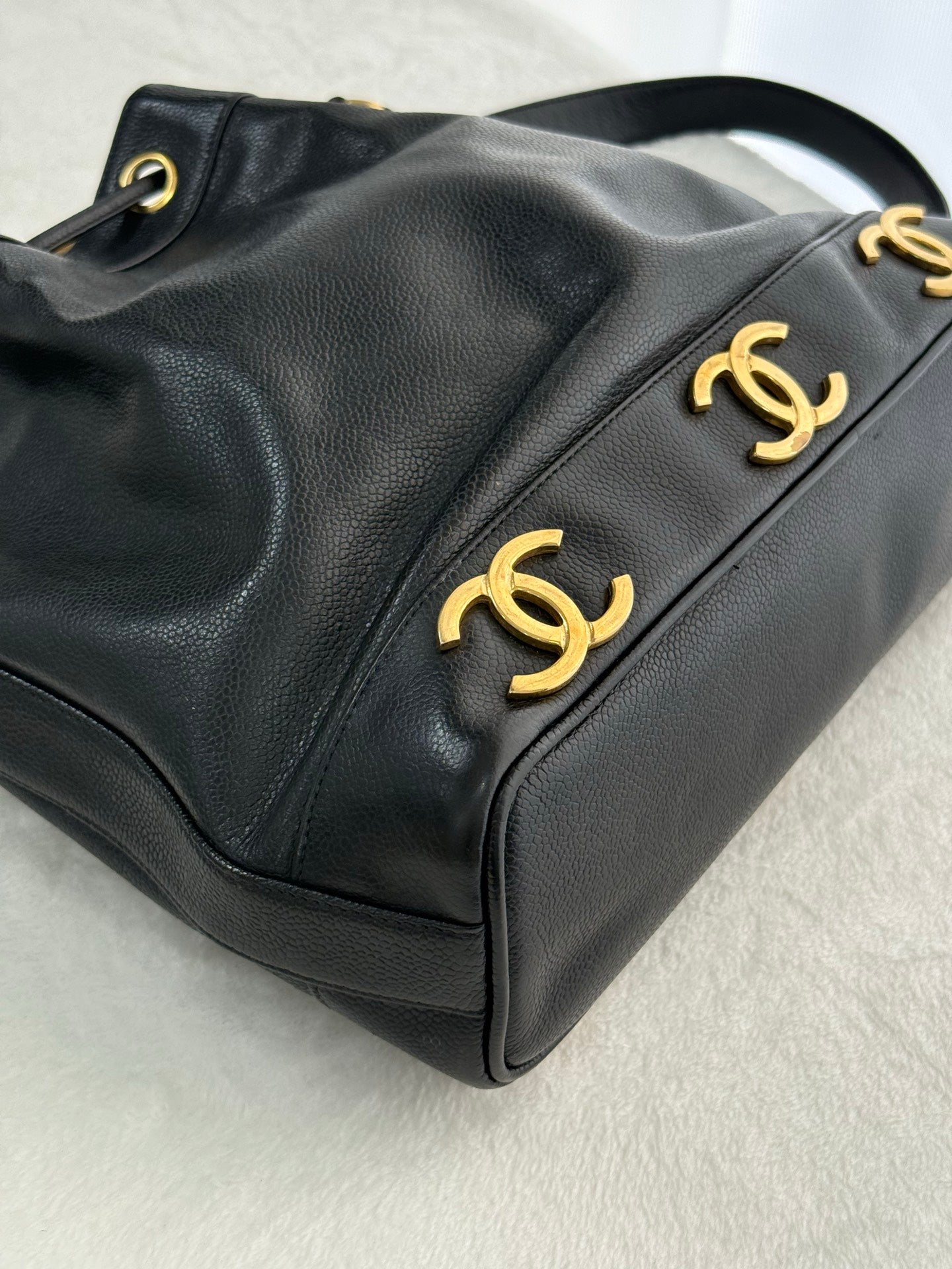 CHANEL Cavier Bucket Bag
