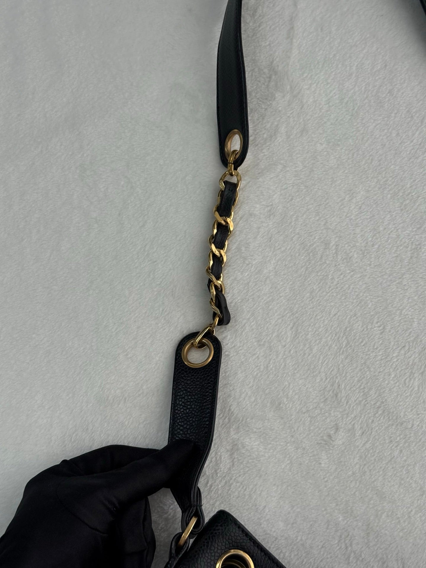 CHANEL Cavier Bucket Bag