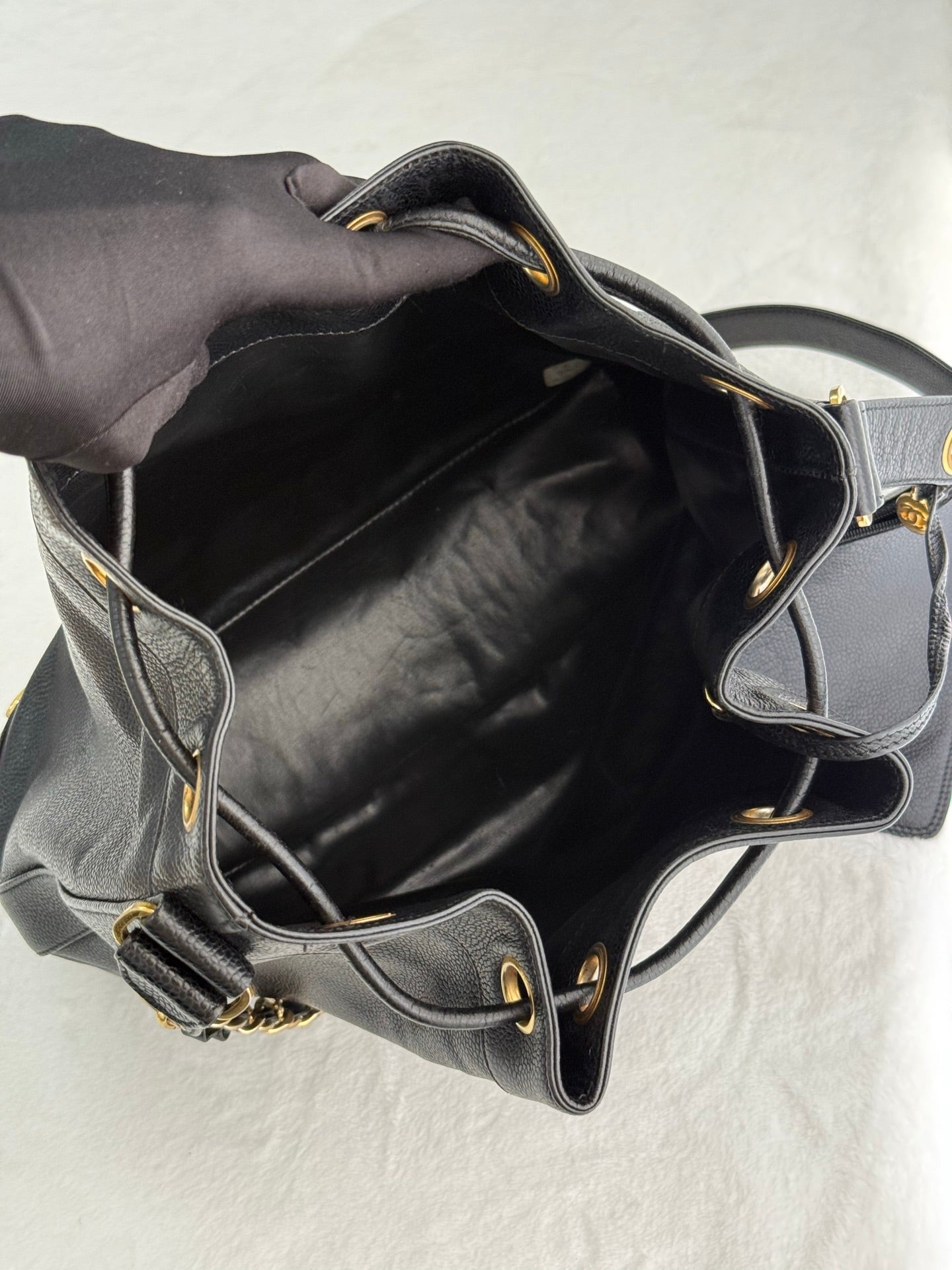 CHANEL Cavier Bucket Bag