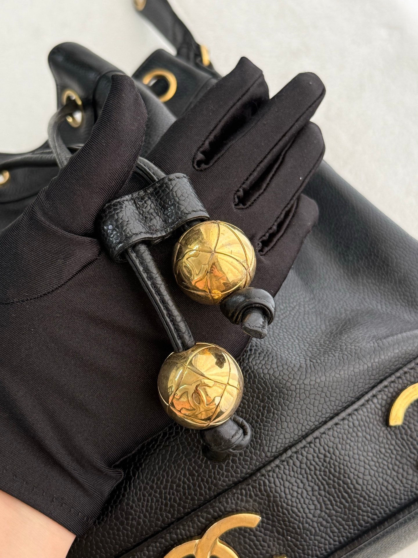 CHANEL Cavier Bucket Bag