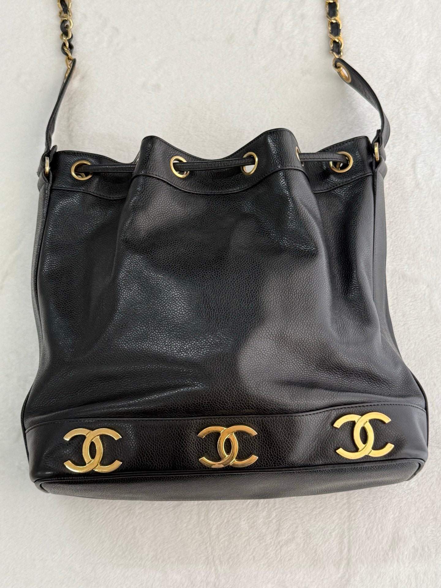 CHANEL Cavier Bucket Bag