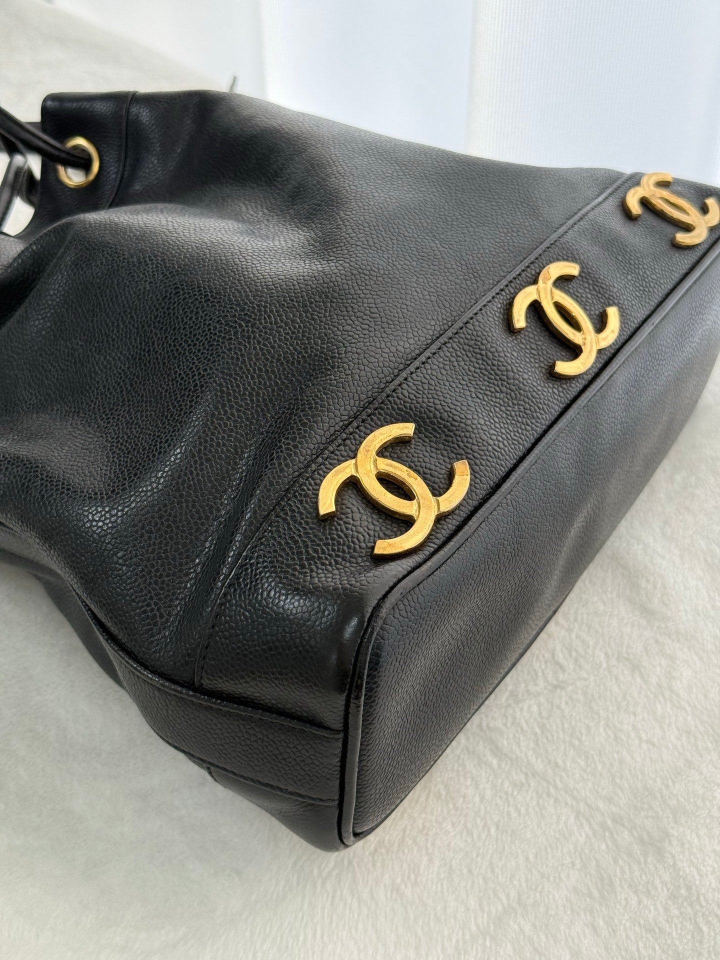 CHANEL Cavier Bucket Bag