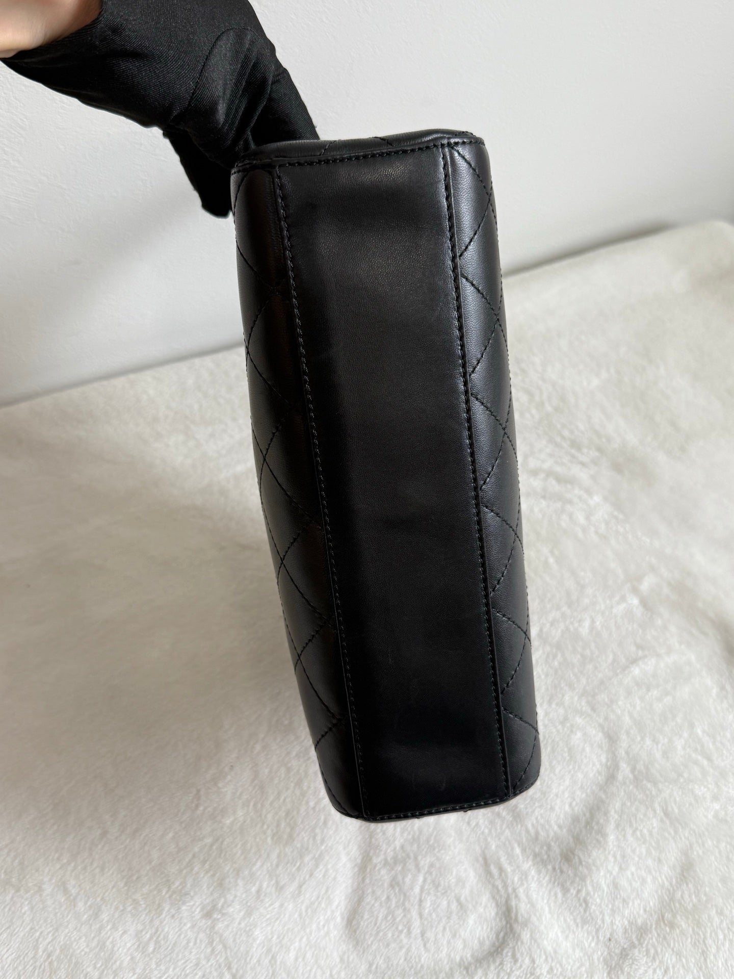 CHANEL Lambskin Handle Bag