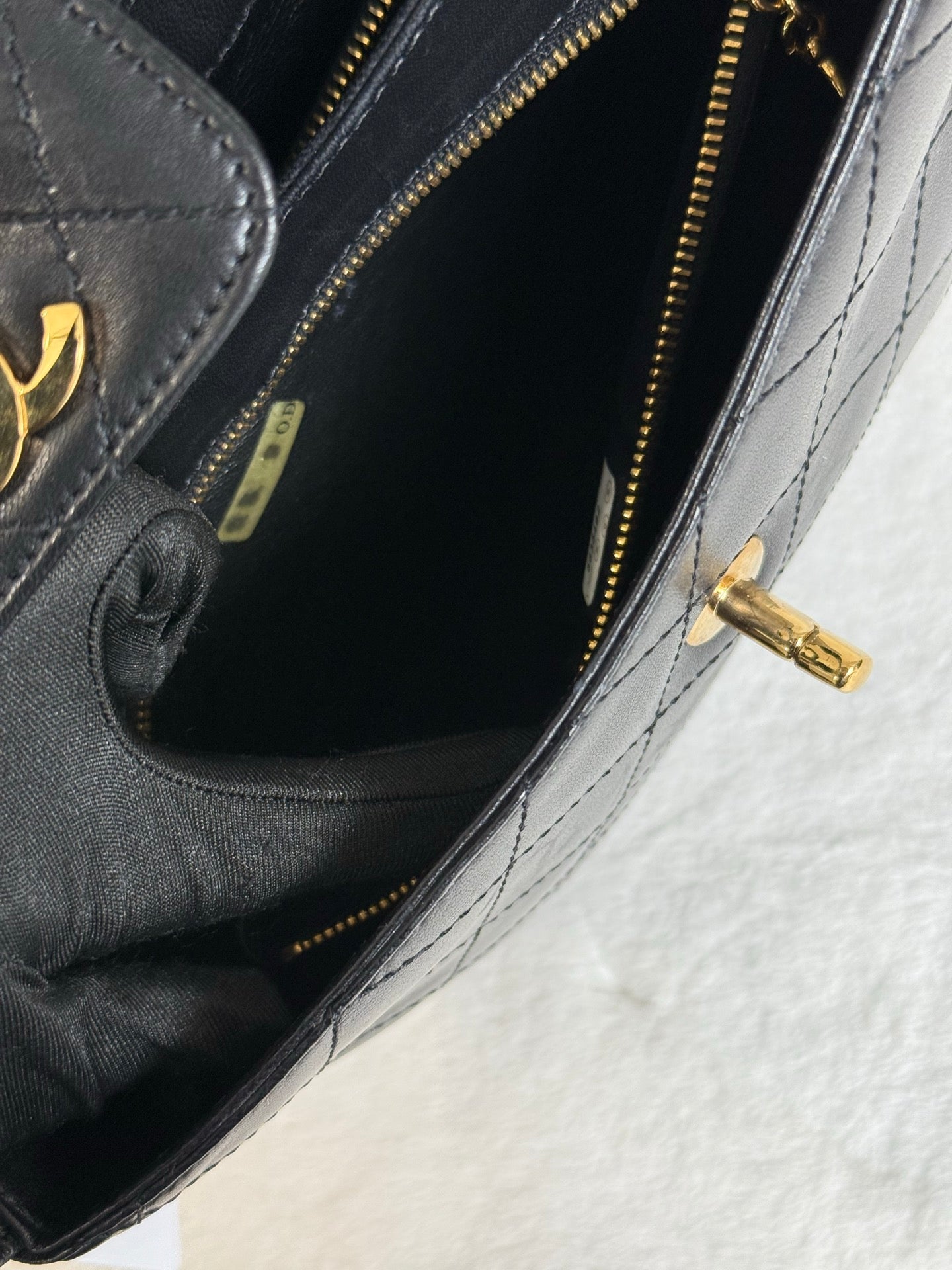 CHANEL Lambskin Handle Bag