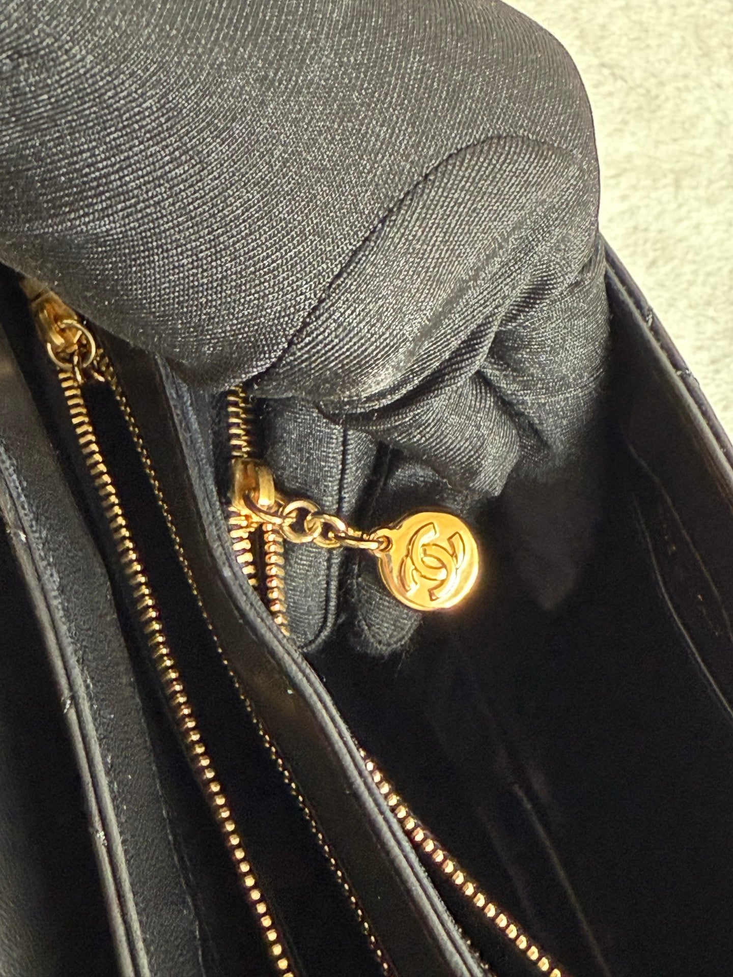 CHANEL Lambskin Handle Bag