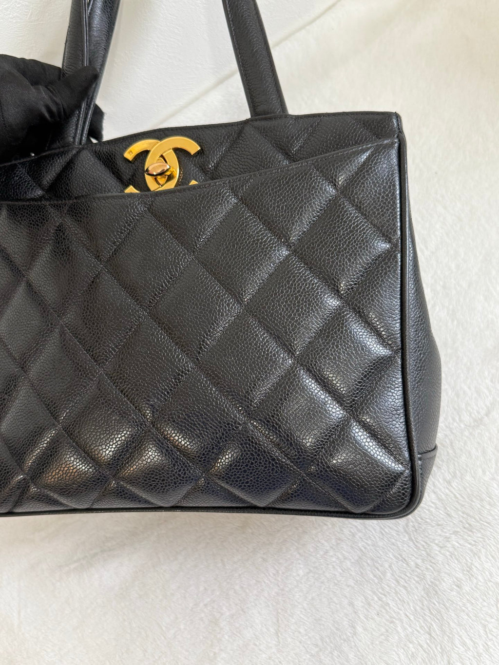 CHANEL Cavier Handle Bag