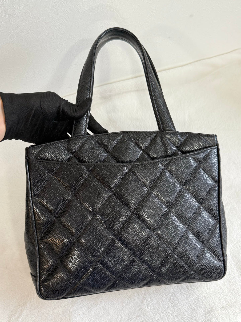 CHANEL Cavier Handle Bag