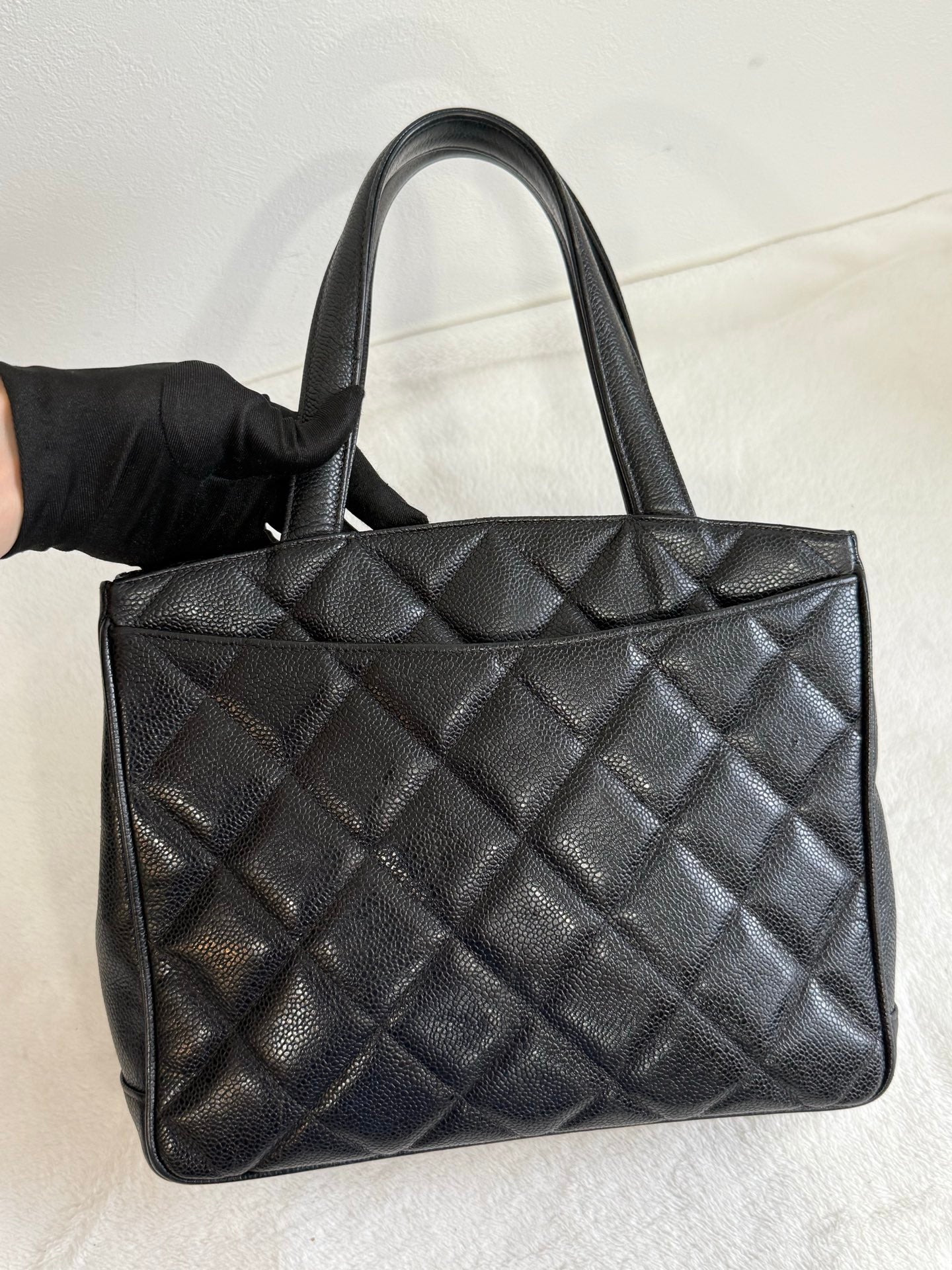 CHANEL Cavier Handle Bag