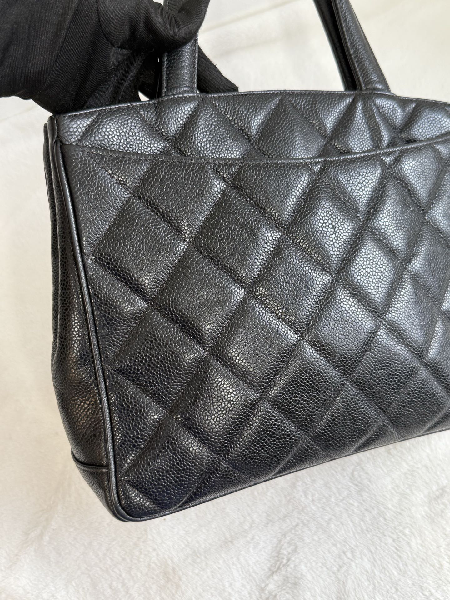 CHANEL Cavier Handle Bag