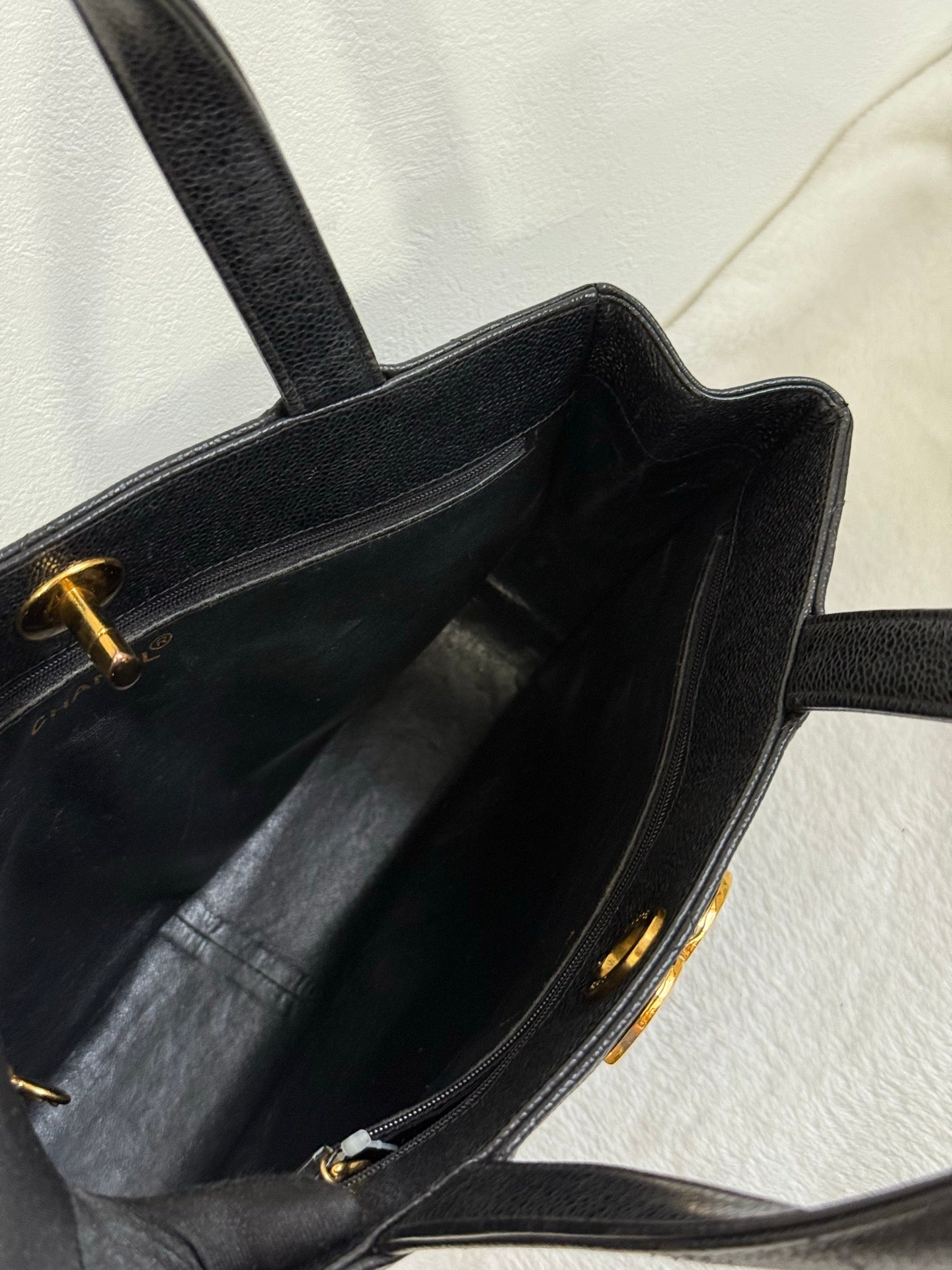 CHANEL Cavier Handle Bag