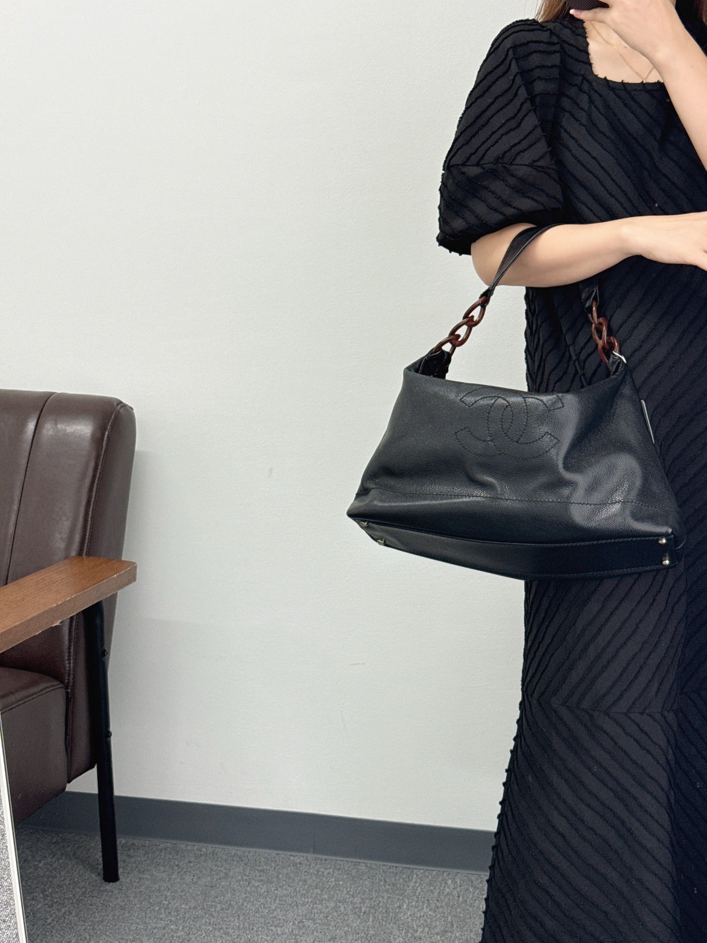 CHANEL Cavier Hobo Bag