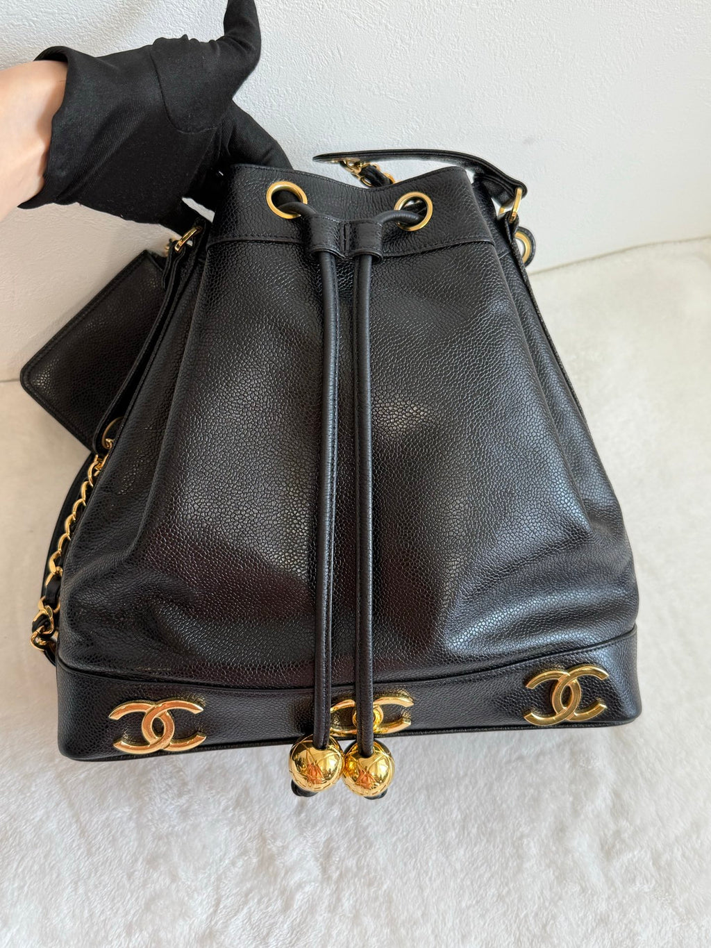 CHANEL Bucket Shoulder Bag