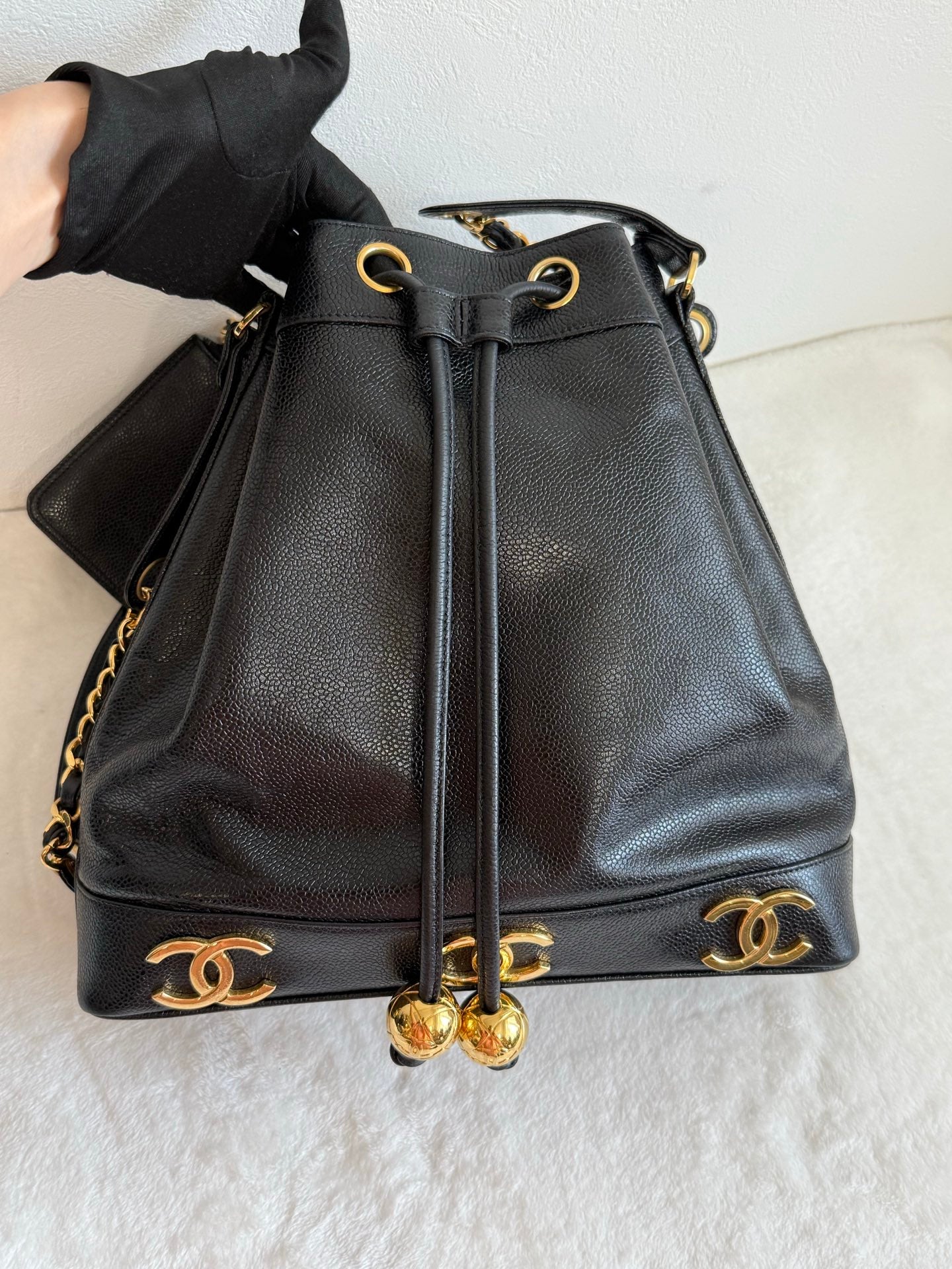 CHANEL Bucket Shoulder Bag
