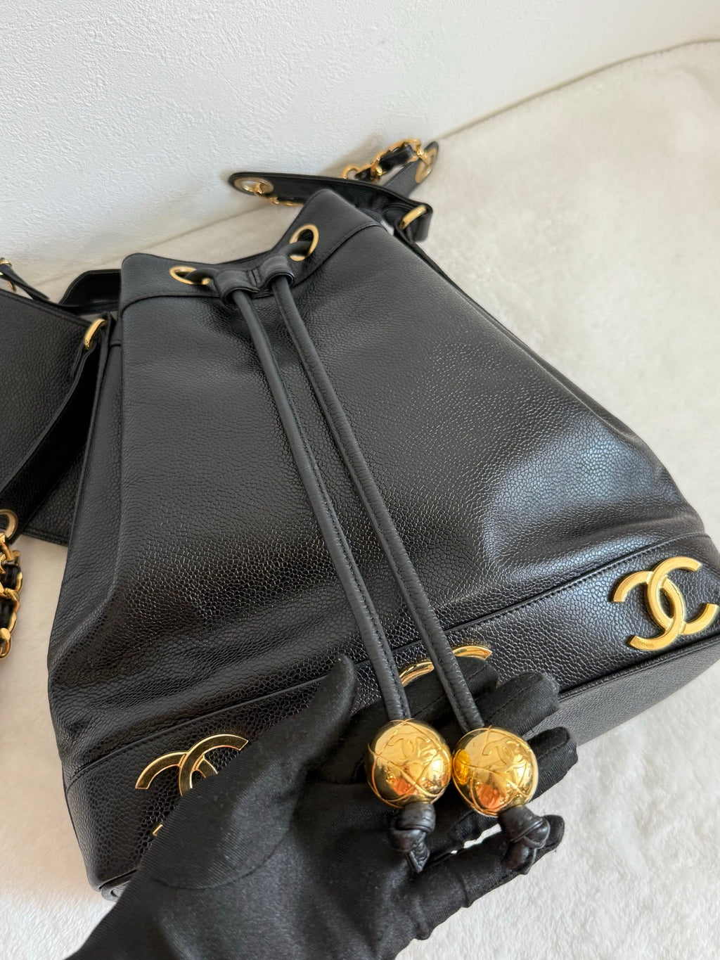CHANEL Bucket Shoulder Bag