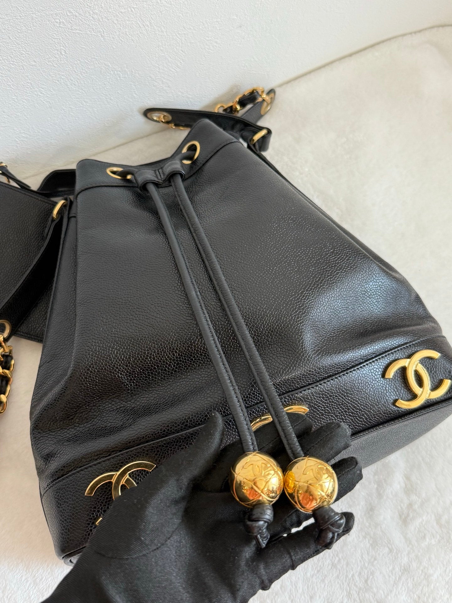 CHANEL Bucket Shoulder Bag